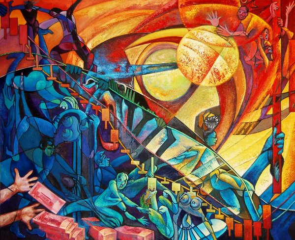 决心与意志 · 于佳薇 布面油画 2012
